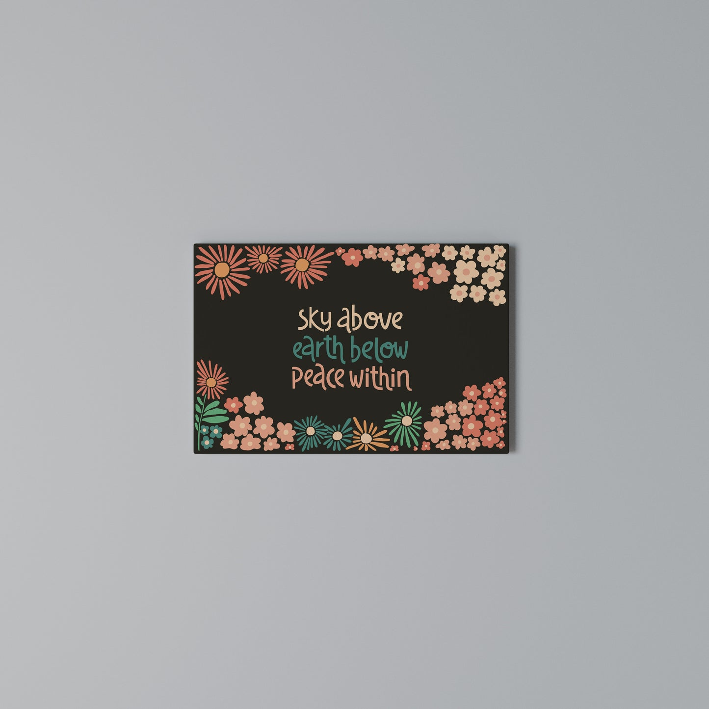 PEACE WITHIN Horizontal Canvas Print
