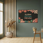 PEACE WITHIN Selbstklebendes Horizontal-Poster