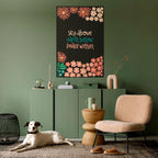 PEACE WITHIN Selbstklebendes Poster - Hochformat