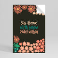 PEACE WITHIN Selbstklebendes Poster - Hochformat