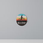 BETTER LIFE Ovales Kunstregal in Schwarz