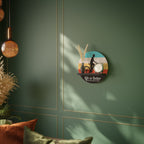 BETTER LIFE Rundes Kunstregal in Schwarz