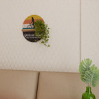 THE HOTTEST LEGS Ovales Kunstregal in Eiche-Optik