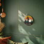 THE HOTTEST LEGS Rundes Kunstregal in Schwarz