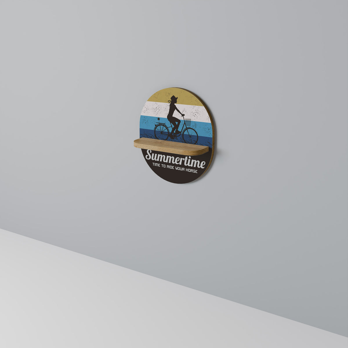 SUMMERTIME Dekoratives Wandregal