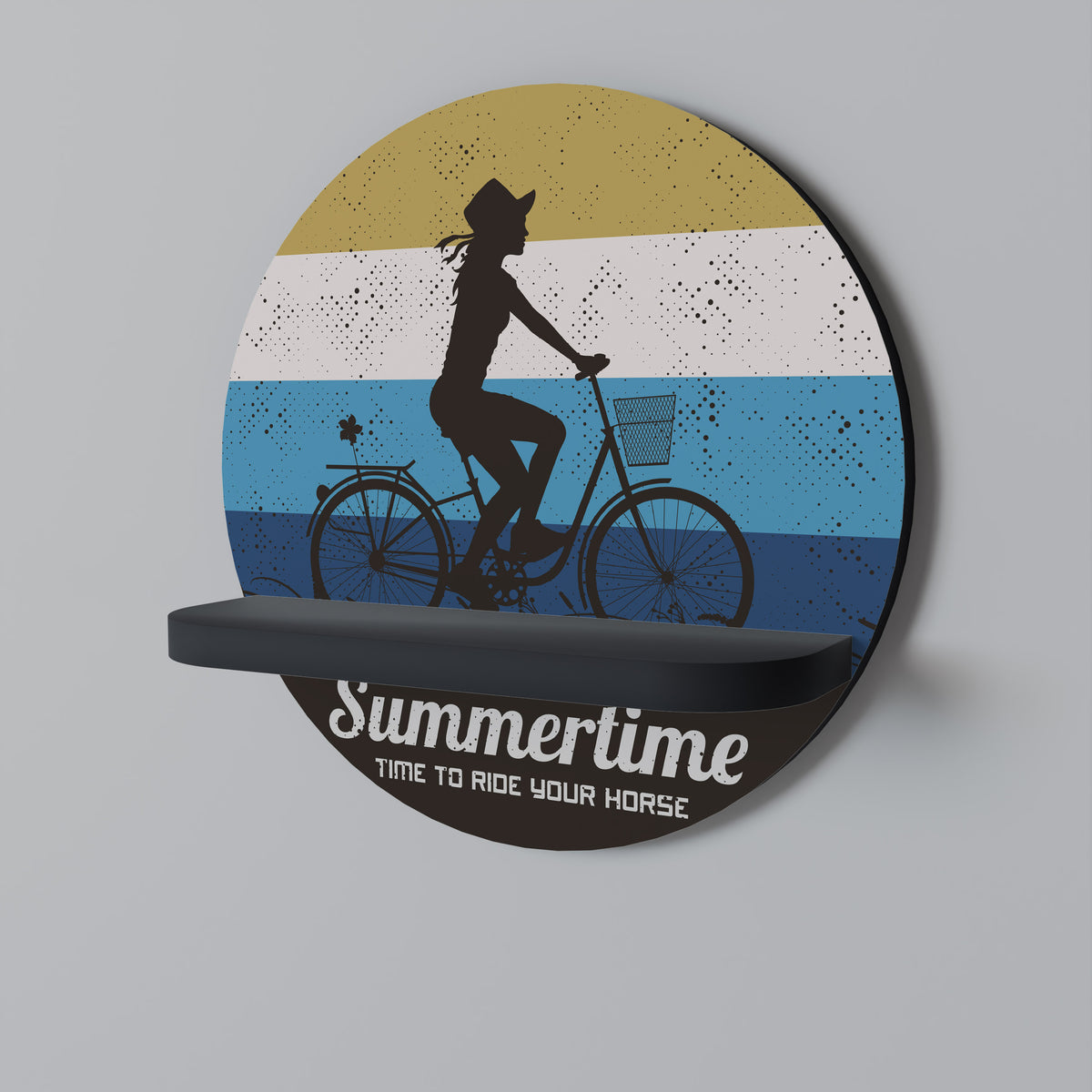 SUMMERTIME Dekoratives Wandregal