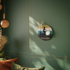 SUMMERTIME Rundes Kunstregal in Schwarz