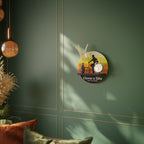 CHOOSE A BIKE Rundes Kunstregal in Schwarz