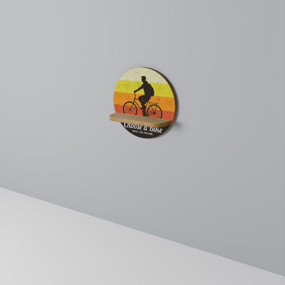 CHOOSE A BIKE Art Shelf
