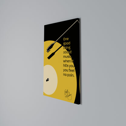MUSIC - NO PAIN Vertical Canvas Print