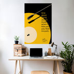 MUSIC - NO PAIN Selbstklebendes Poster - Hochformat