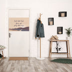 DON'T LOOK BACK Selbstklebendes Horizontal-Poster