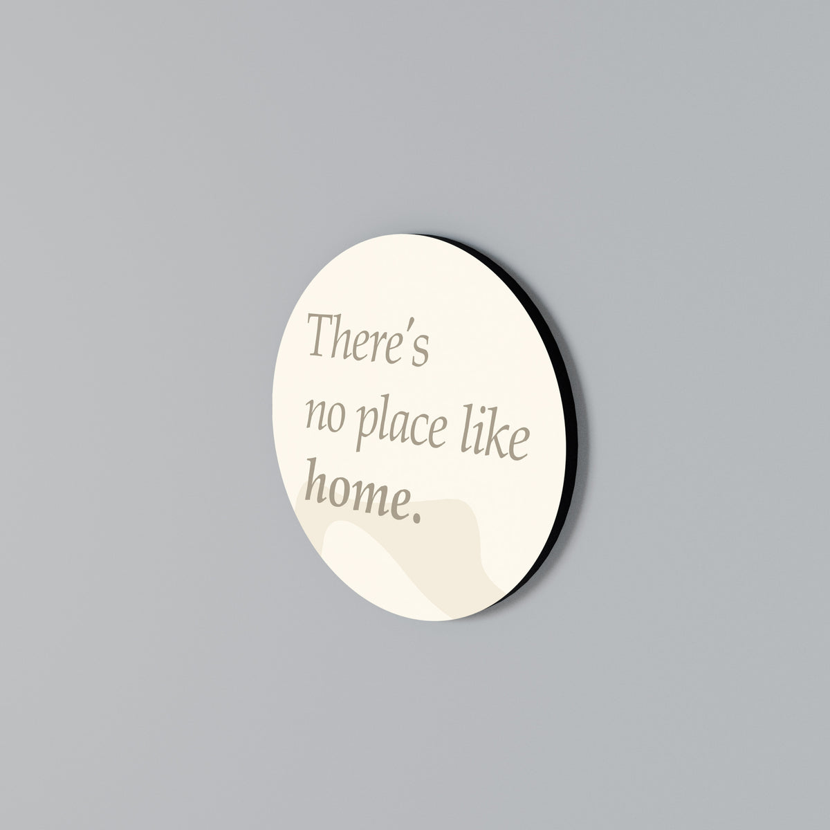 COMFORT ZONE Round Wall Art