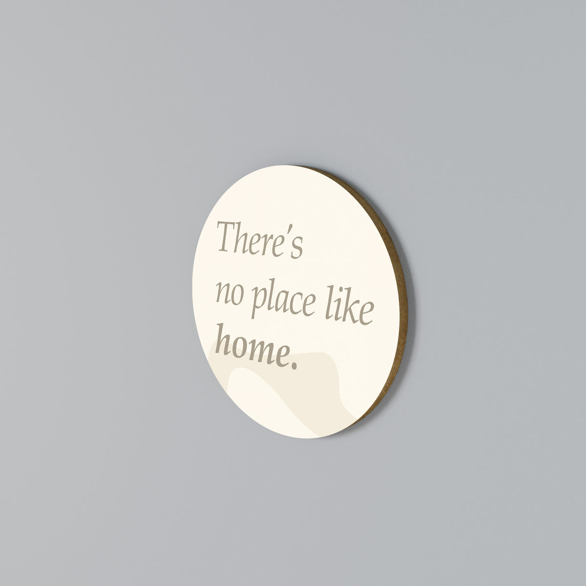 COMFORT ZONE Round Wall Art