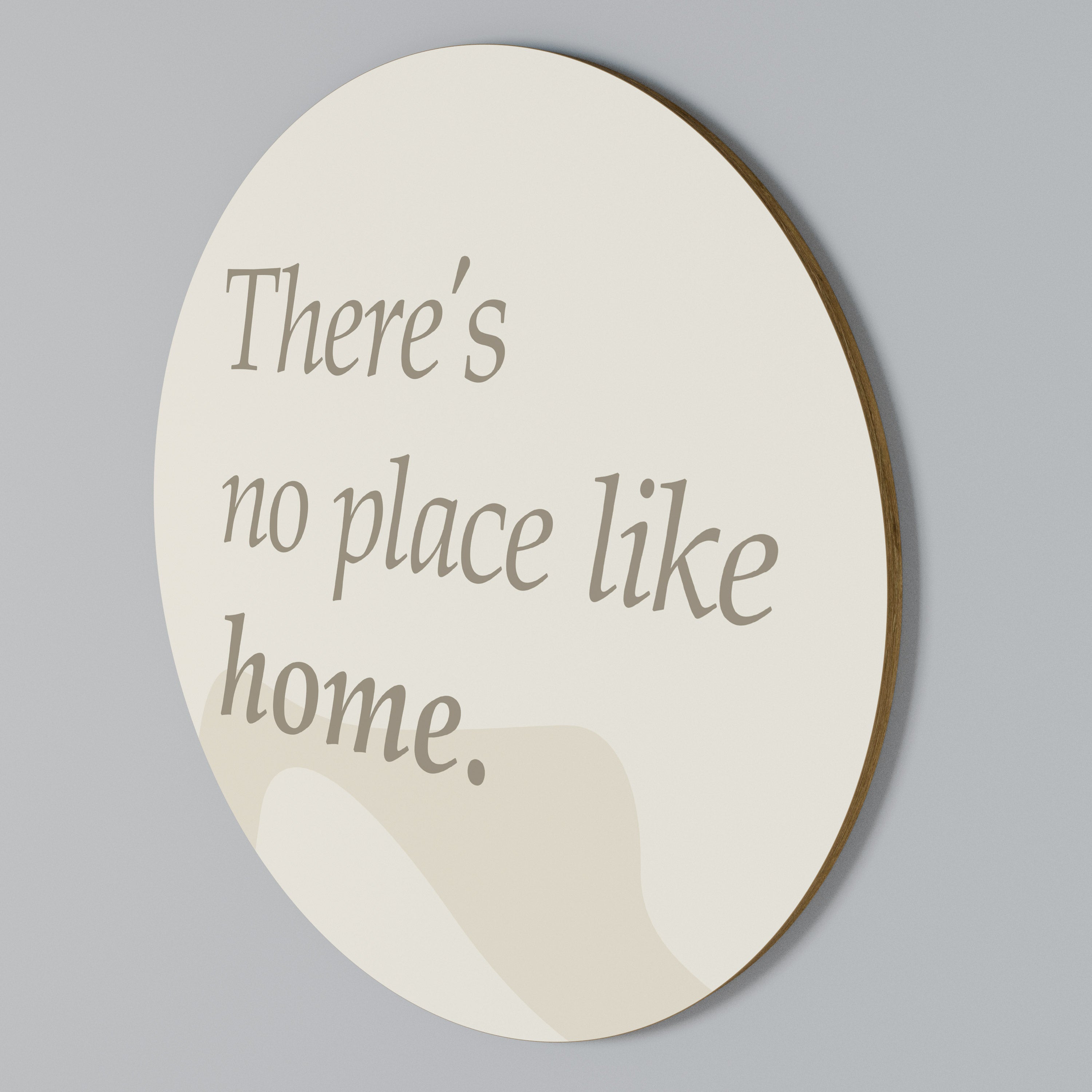 COMFORT ZONE Rundes Wandbild