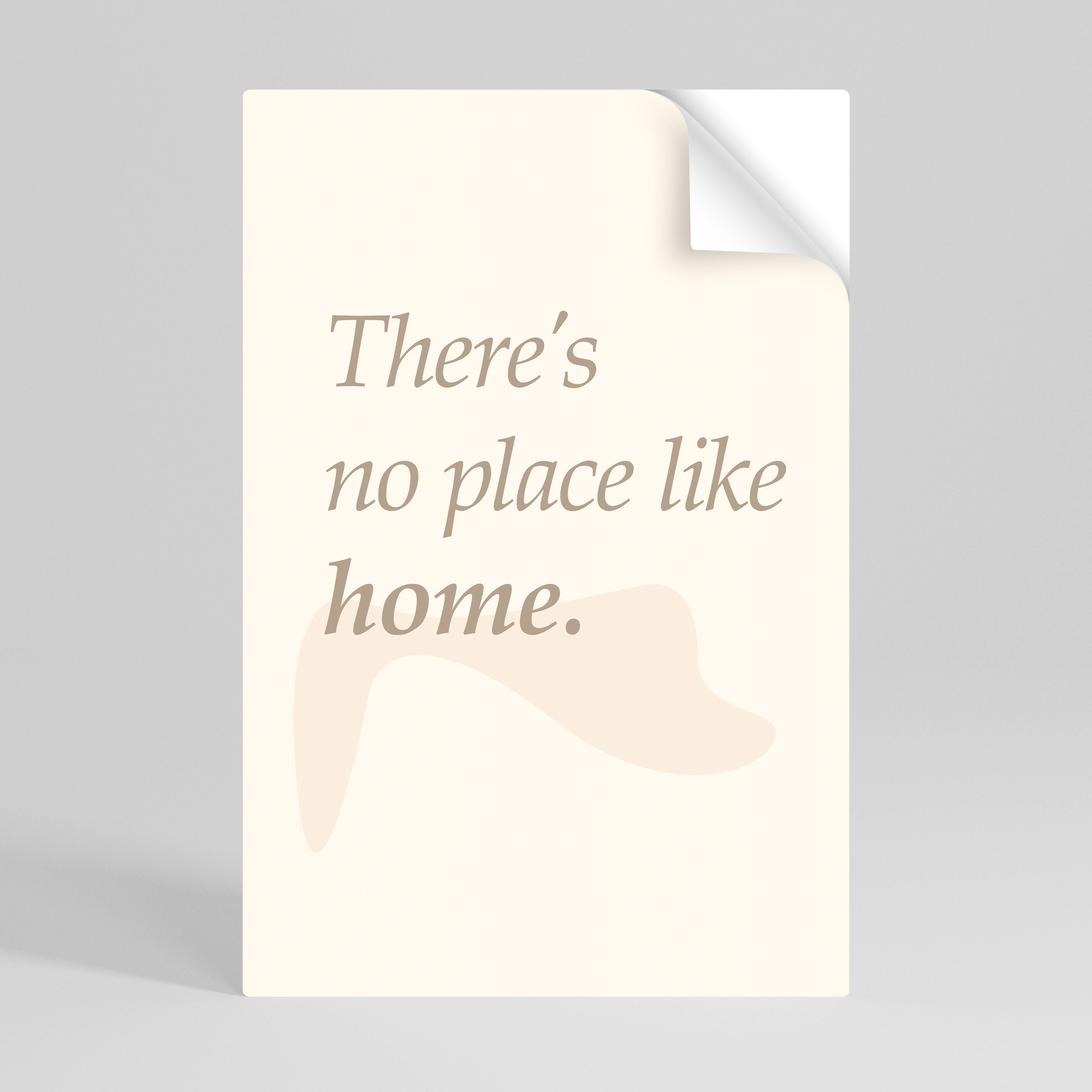 COMFORT ZONE Selbstklebendes Poster - Hochformat