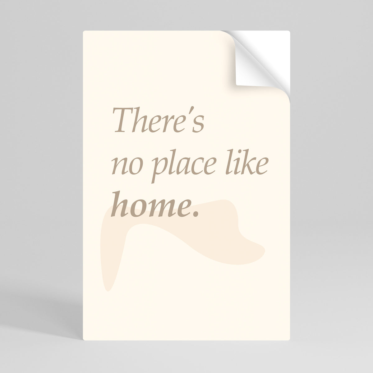 COMFORT ZONE Selbstklebendes Poster - Hochformat