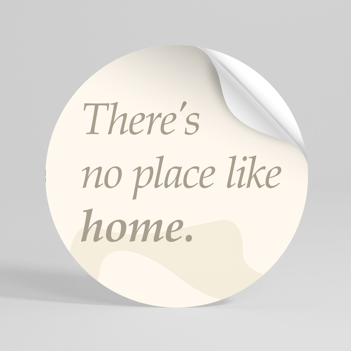 COMFORT ZONE Runder Wandsticker zum Abziehen und Aufkleben