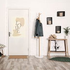 LOVE IN FORM Selbstklebendes Poster - Hochformat