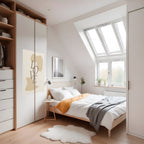 LOVE IN FORM Selbstklebendes Poster - Hochformat