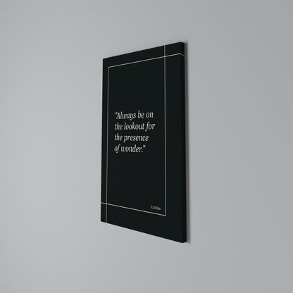 WONDERS UNVEILED Vertical Canvas Print