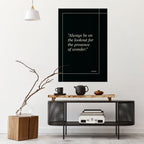 WONDERS UNVEILED Selbstklebendes Poster - Hochformat