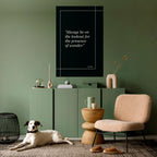 WONDERS UNVEILED Selbstklebendes Poster - Hochformat