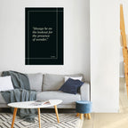 WONDERS UNVEILED Selbstklebendes Poster - Hochformat