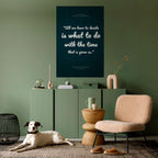 DECISIONS IN MOMENTS Selbstklebendes Poster - Hochformat