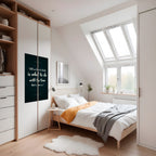 DECISIONS IN MOMENTS Selbstklebendes Poster - Hochformat