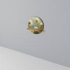 DREAMY MEADOW Rundes Kunstregal in Eiche-Optik