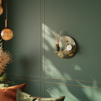 DREAMY MEADOW Rundes Kunstregal in Eiche-Optik