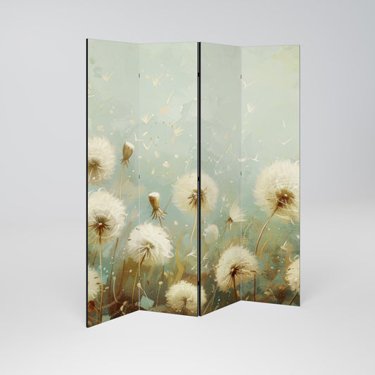 DREAMY MEADOW 4-teiliger Paravent