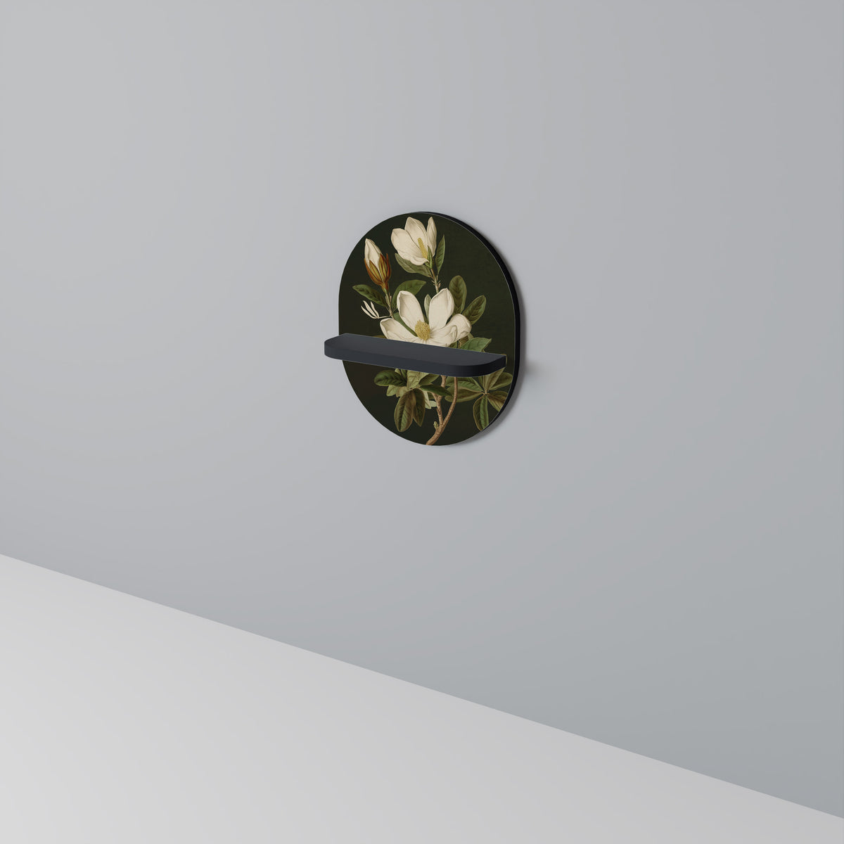 FLORAL NOIR Dekoratives Wandregal