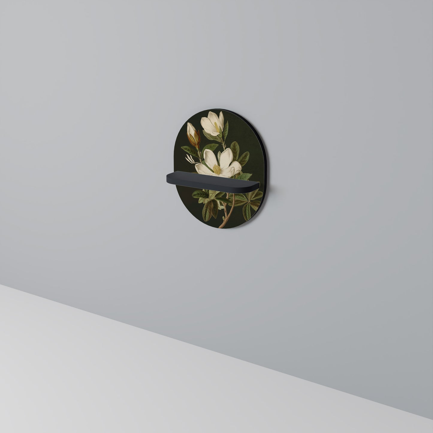 FLORAL NOIR Dekoratives Wandregal
