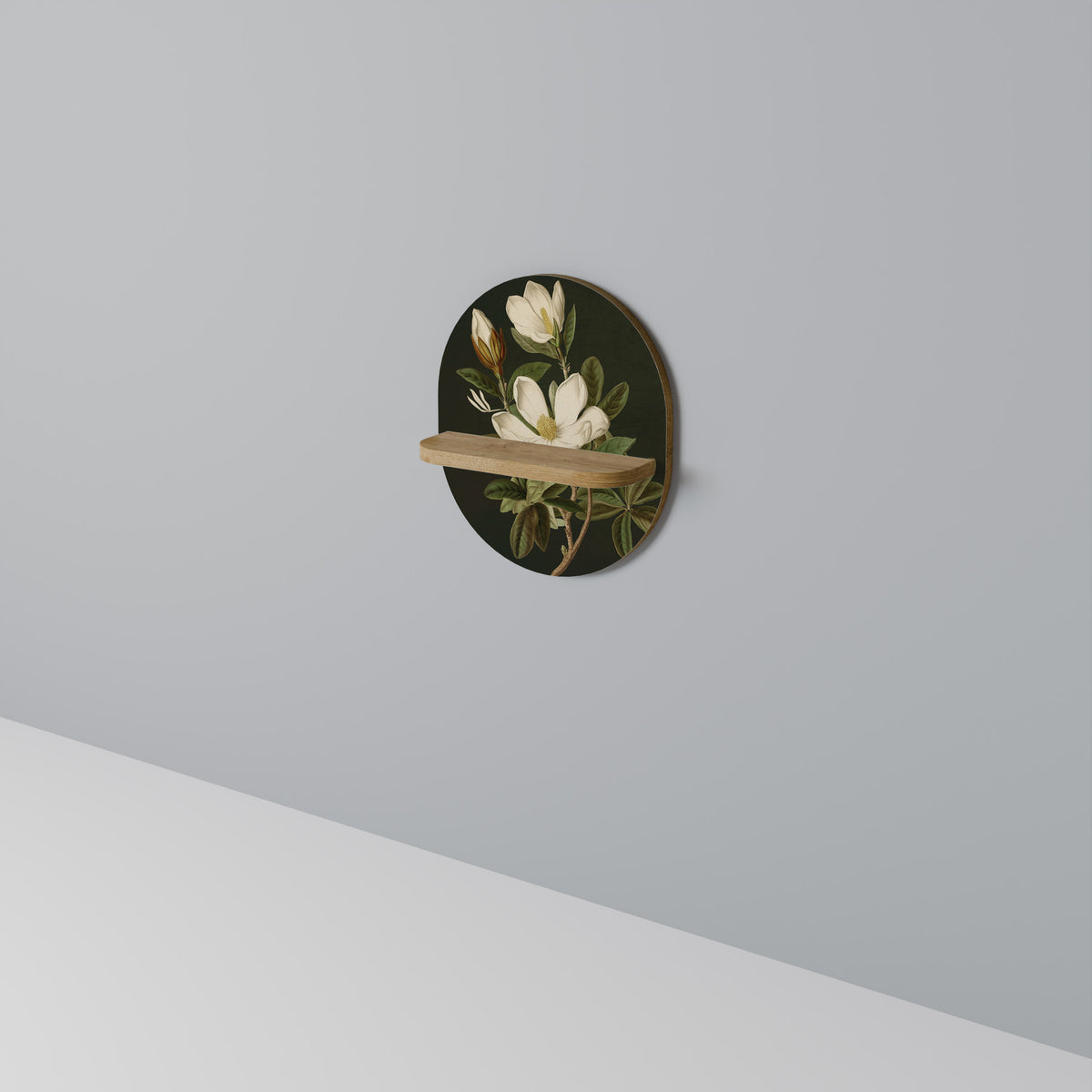 FLORAL NOIR Dekoratives Wandregal