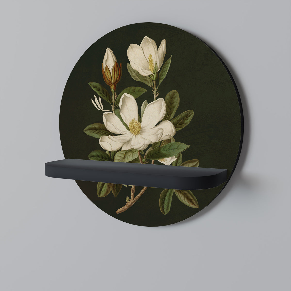 FLORAL NOIR Dekoratives Wandregal