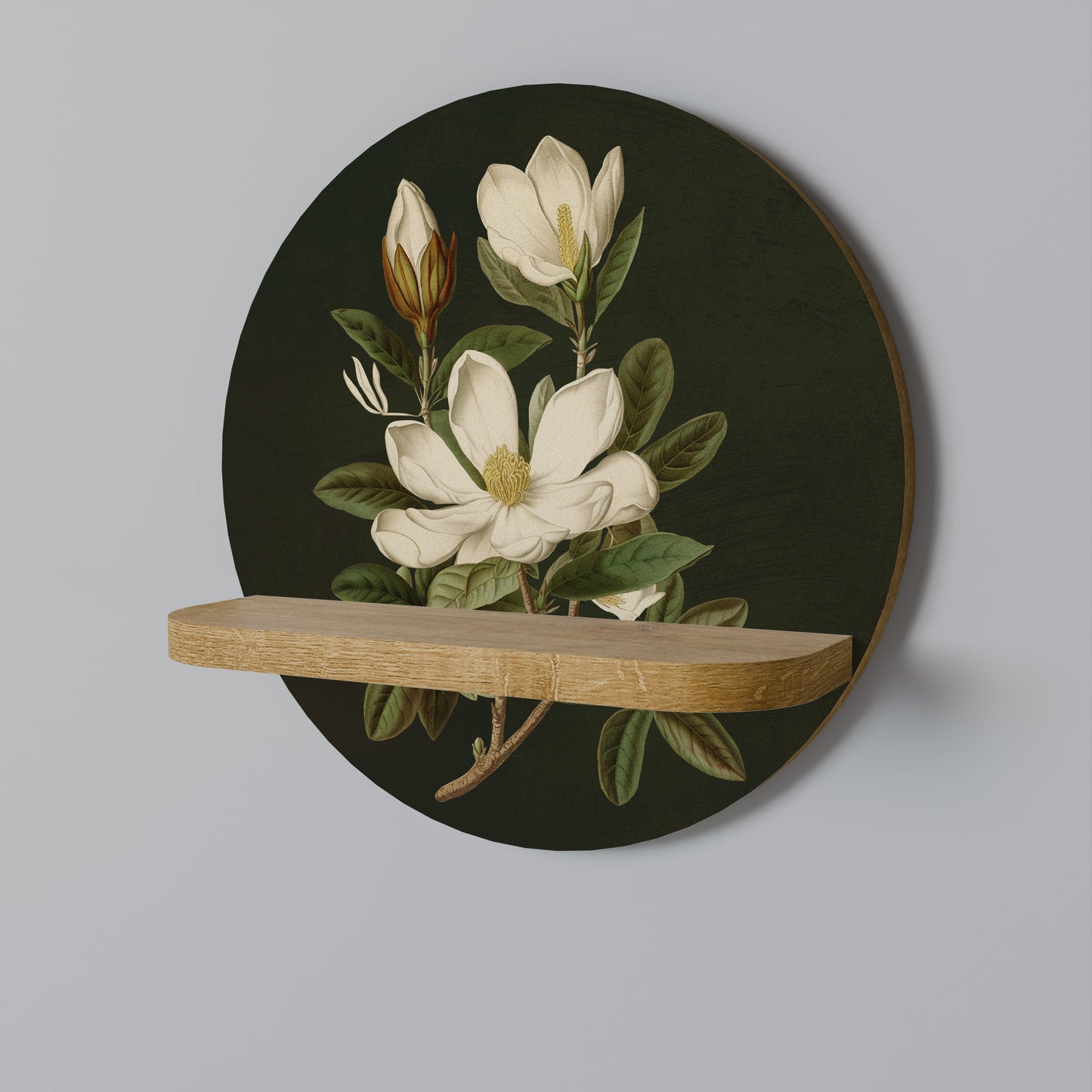 FLORAL NOIR Dekoratives Wandregal