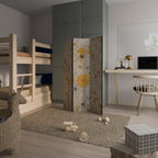 MORNING GLADE Dekorativer Paravent - 3-teilig