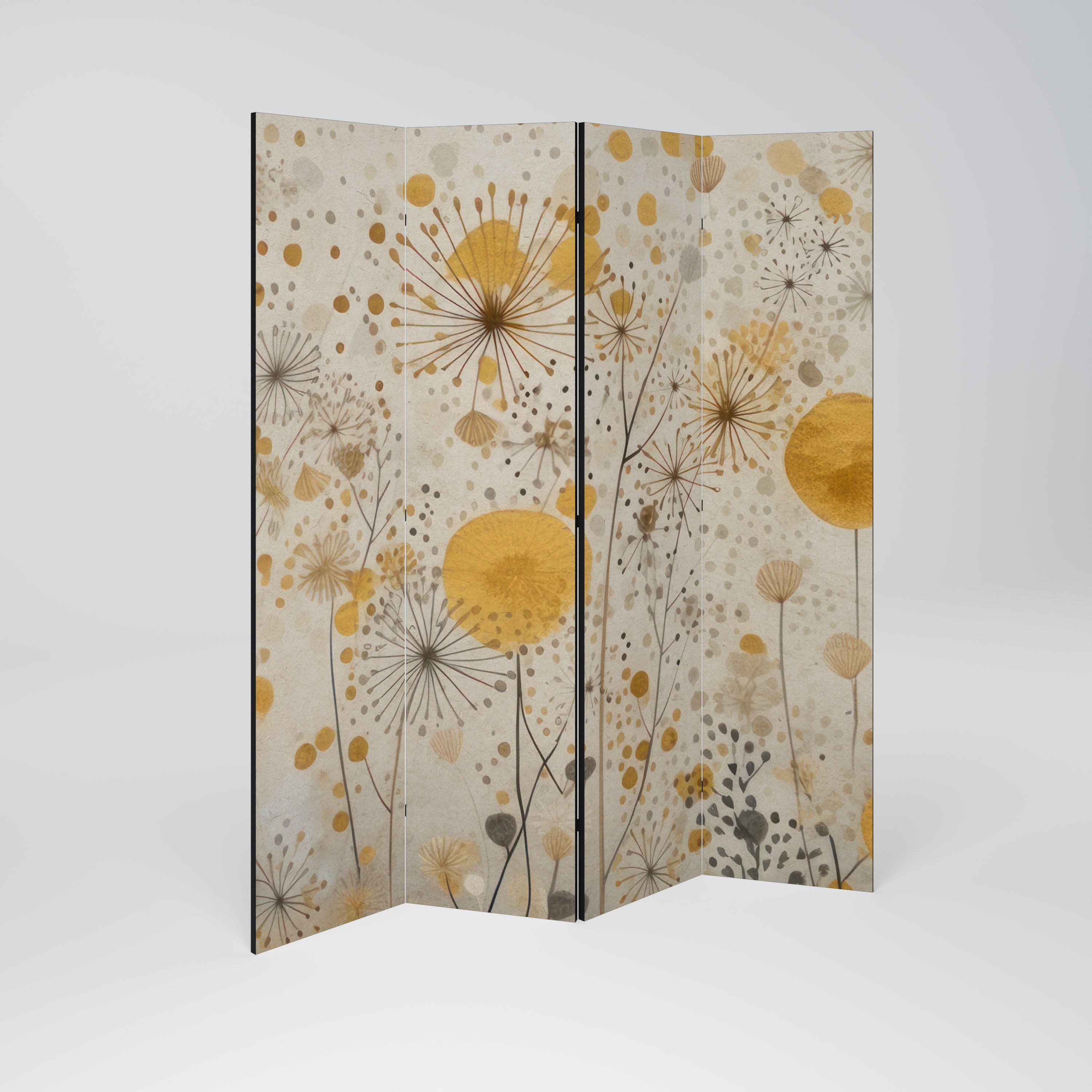 MORNING GLADE 4-Panel Room Divider