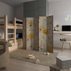 MORNING GLADE Dekorativer Paravent - 5-teilig