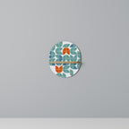 BE THE CHANGE Ovales Kunstregal in Eiche-Optik