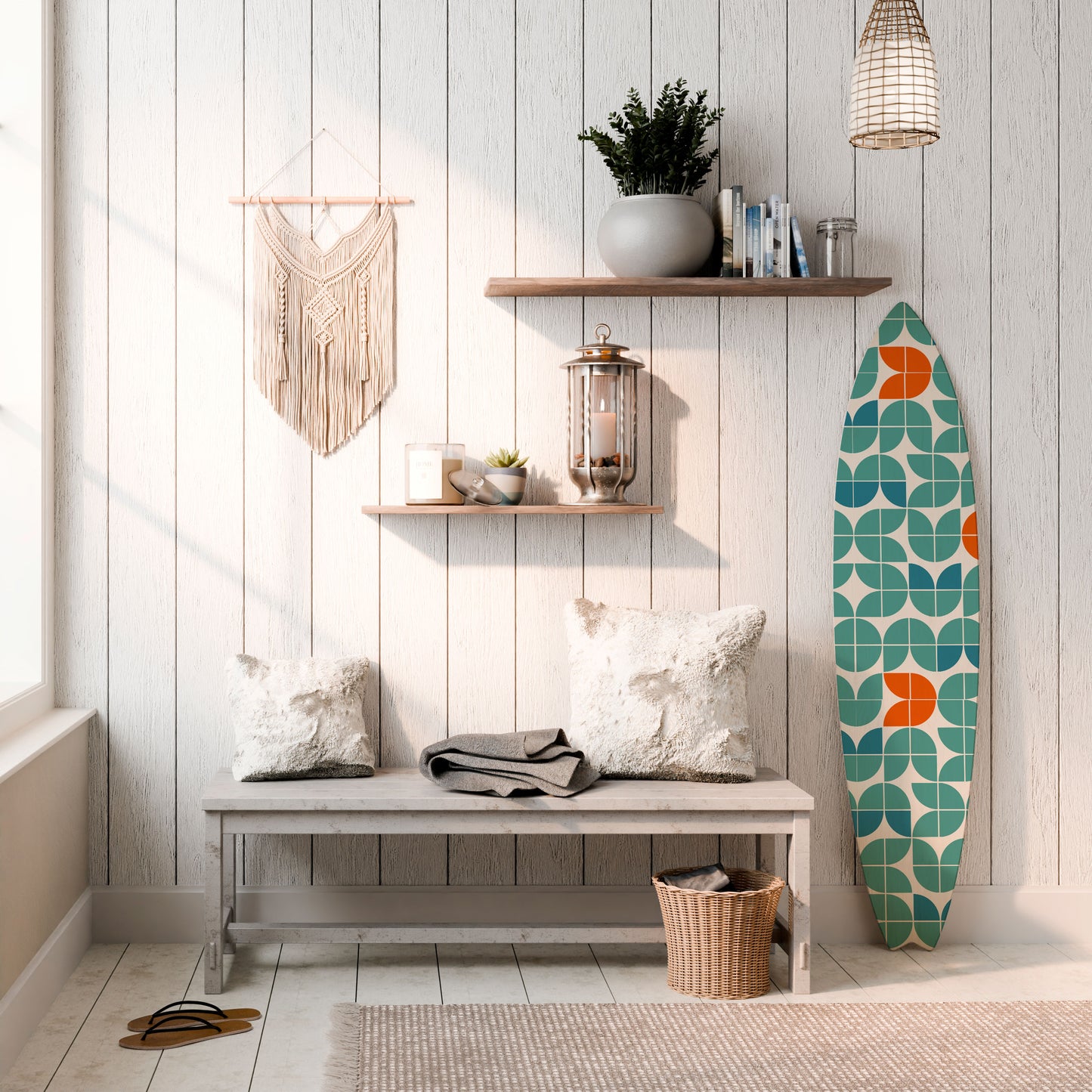 BE THE CHANGE Deko-Surfboard