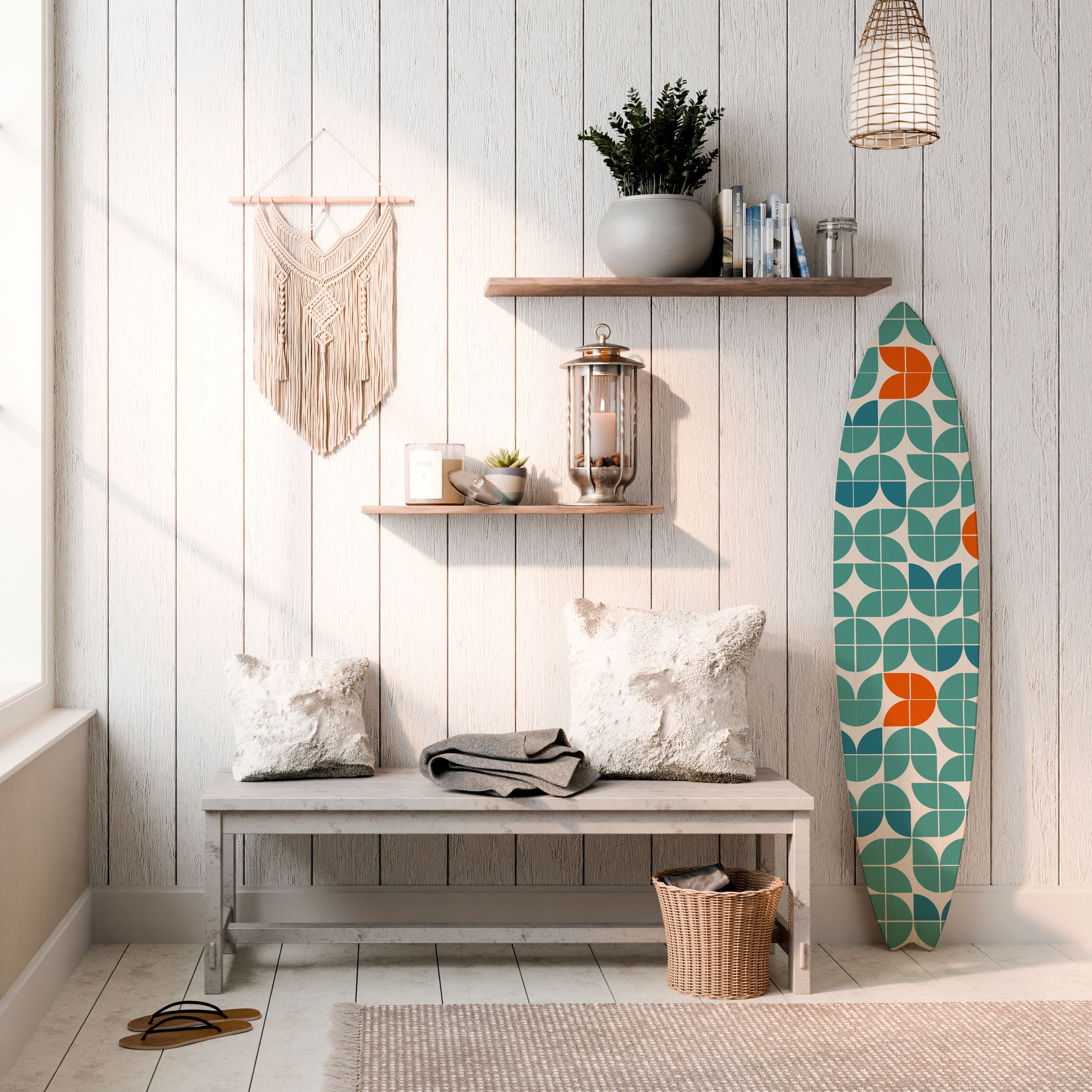 BE THE CHANGE Deko-Surfboard