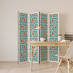 BE THE CHANGE Dekorativer Paravent - 4-teilig