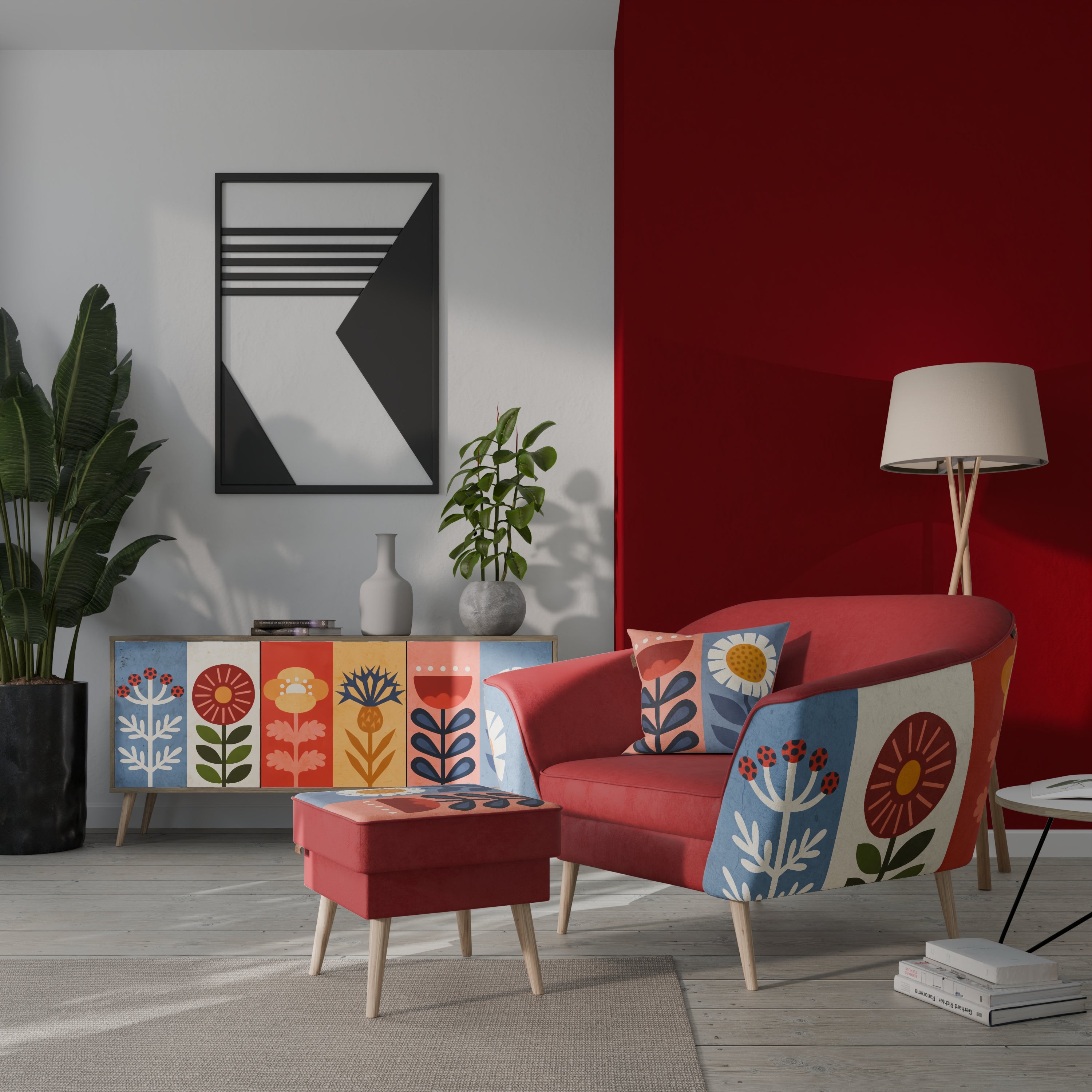 SCANDIC FLOWERET Sessel AURORA