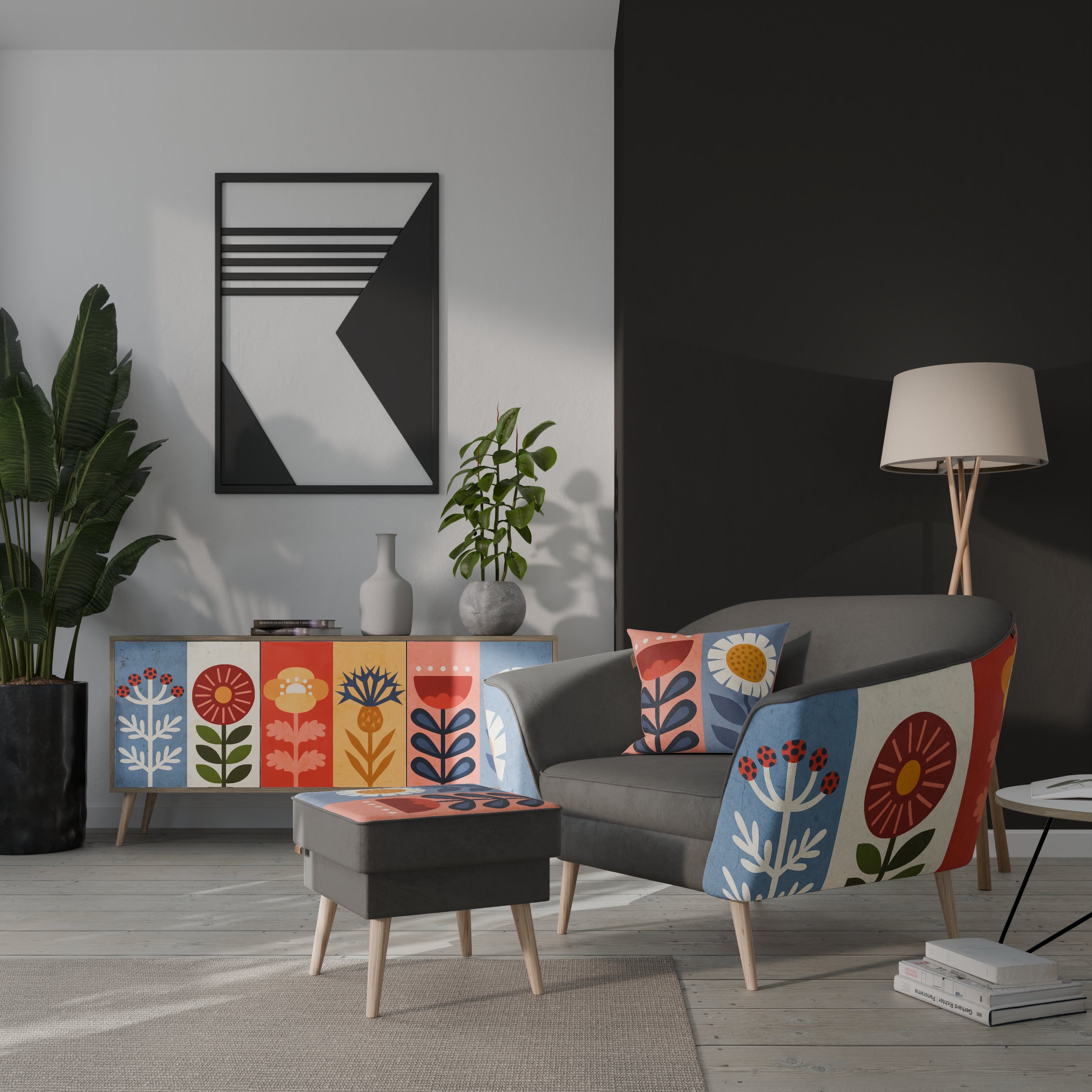 SCANDIC FLOWERET Sessel AURORA