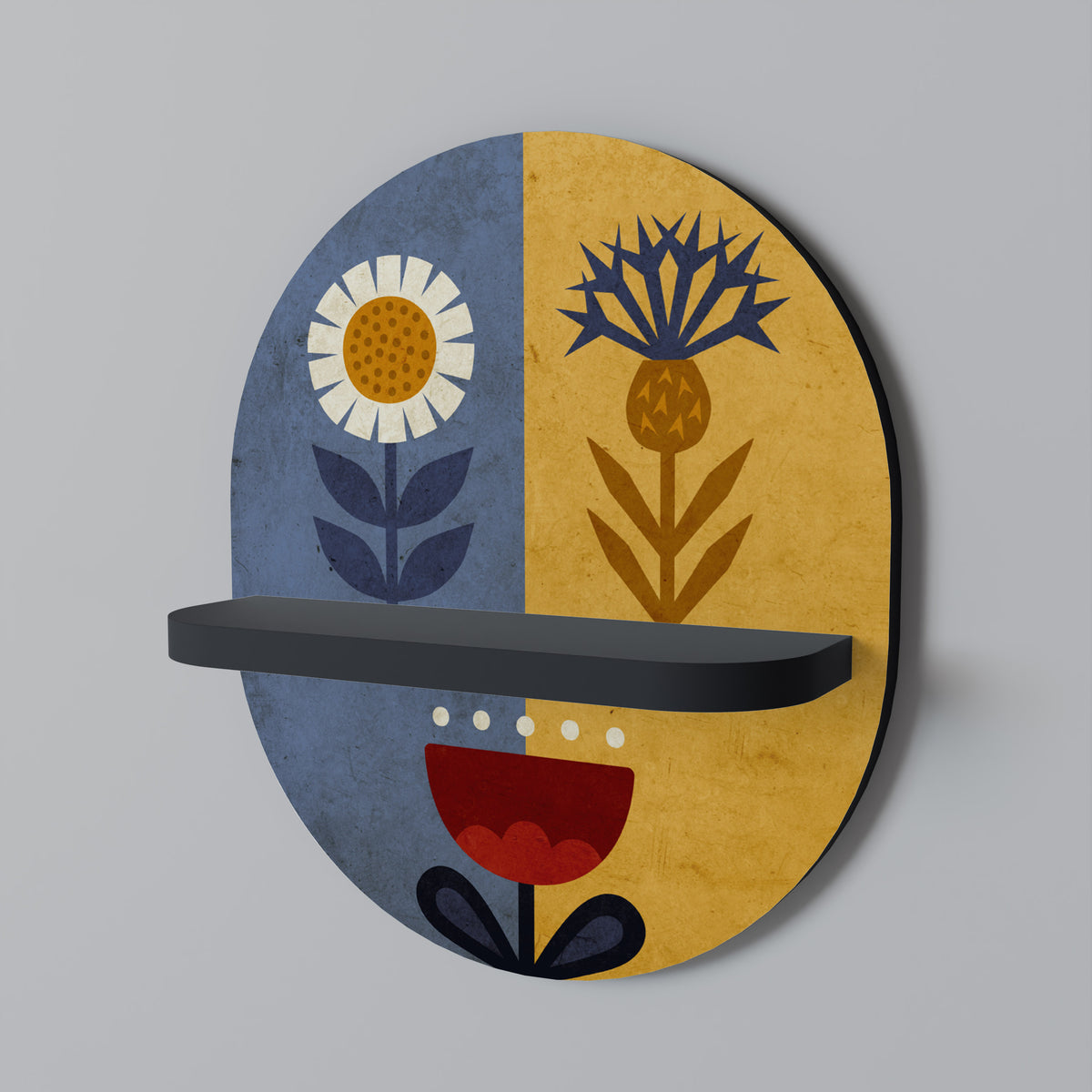 SCANDIC FLORET Dekoratives Wandregal