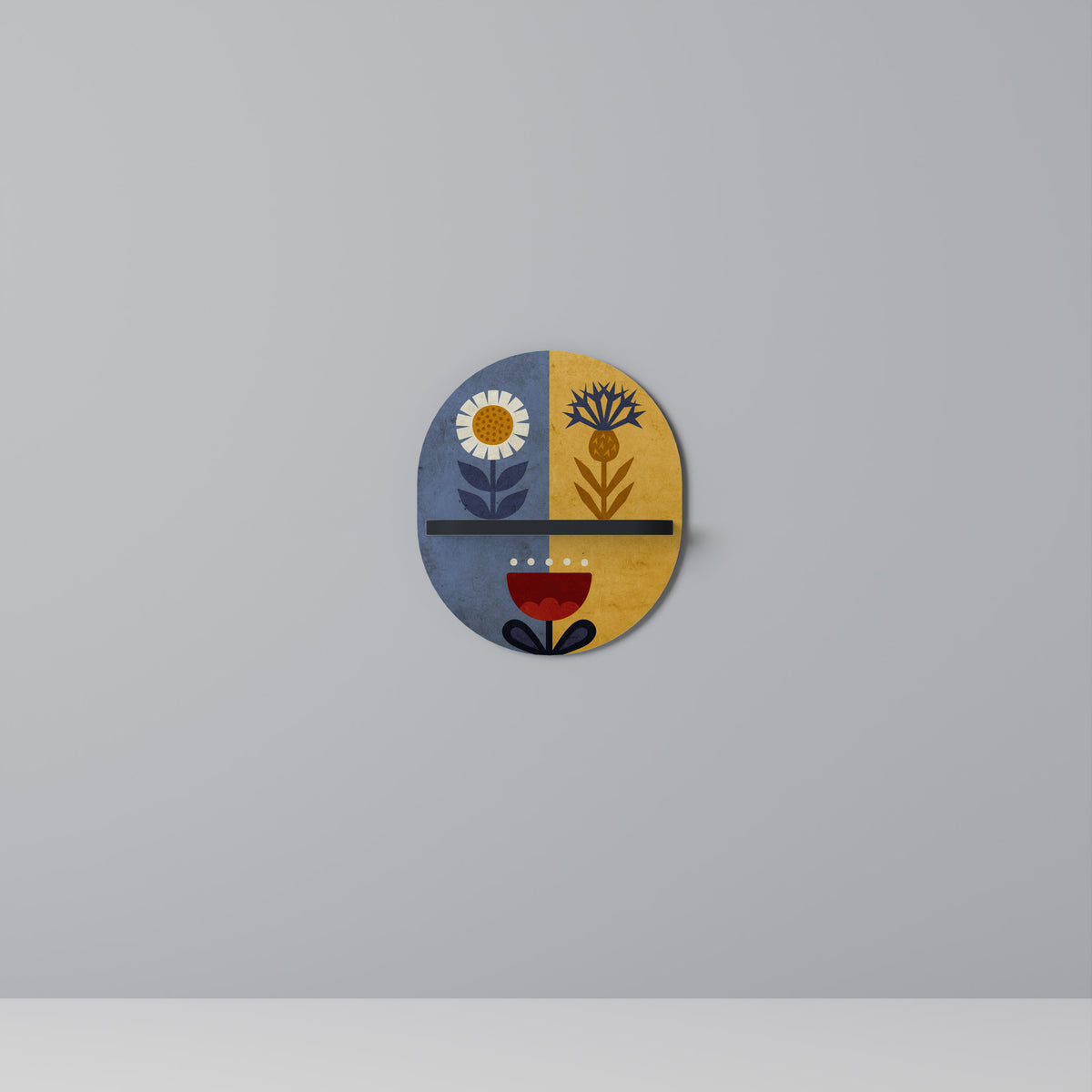 SCANDIC FLORET Dekoratives Wandregal