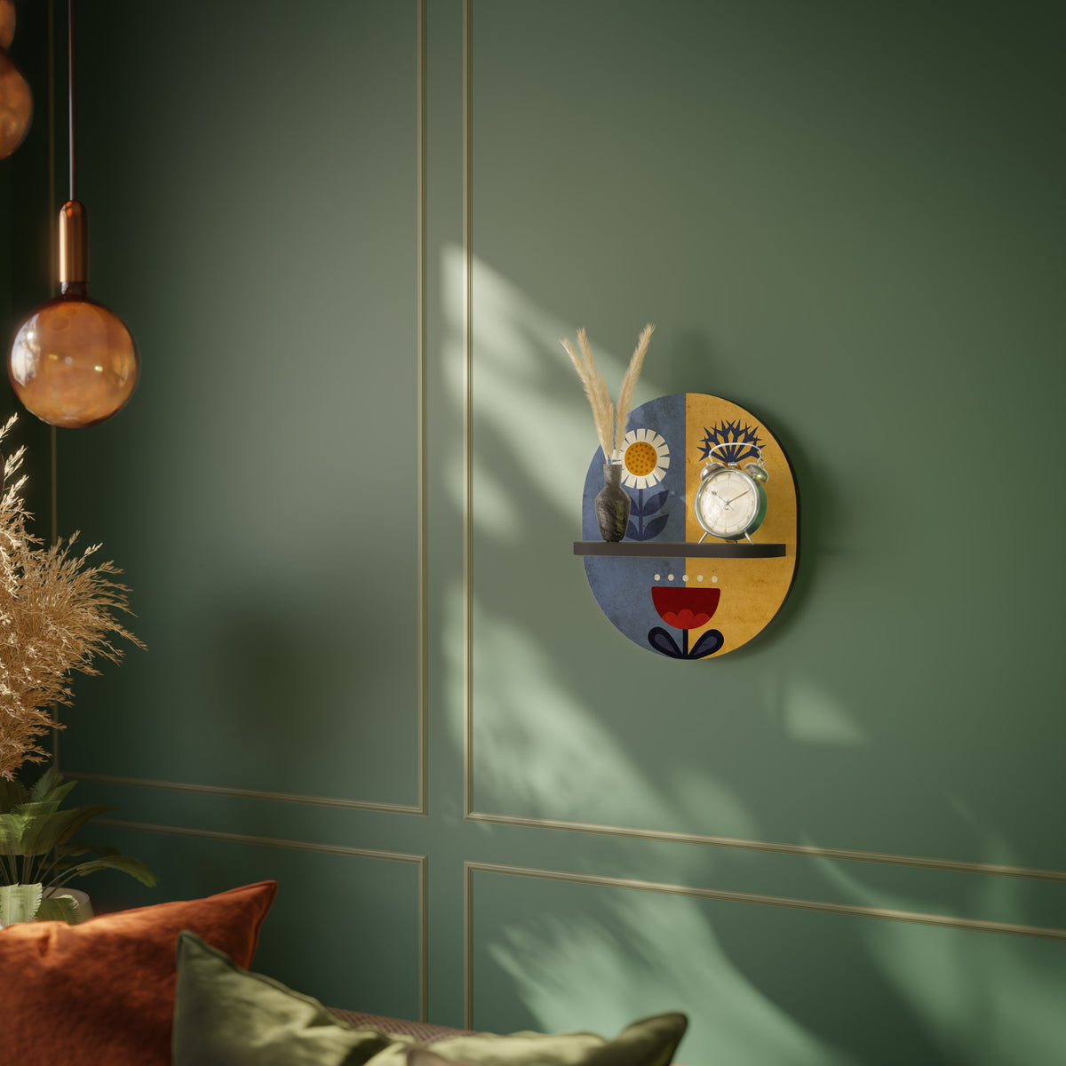 SCANDIC FLORET Dekoratives Wandregal